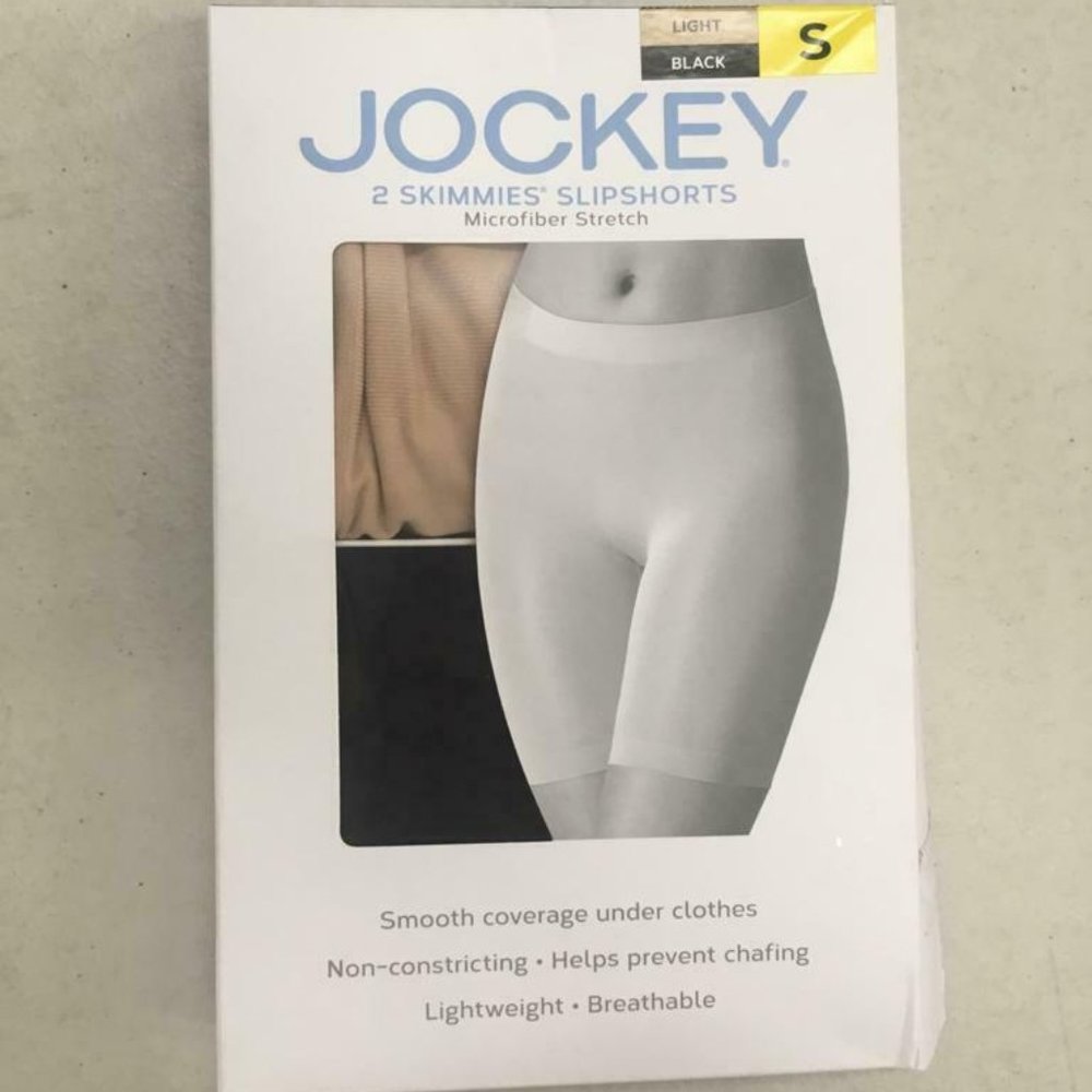 Jockey Ladies Skimmies Slip Short Mid-Length 2 PK